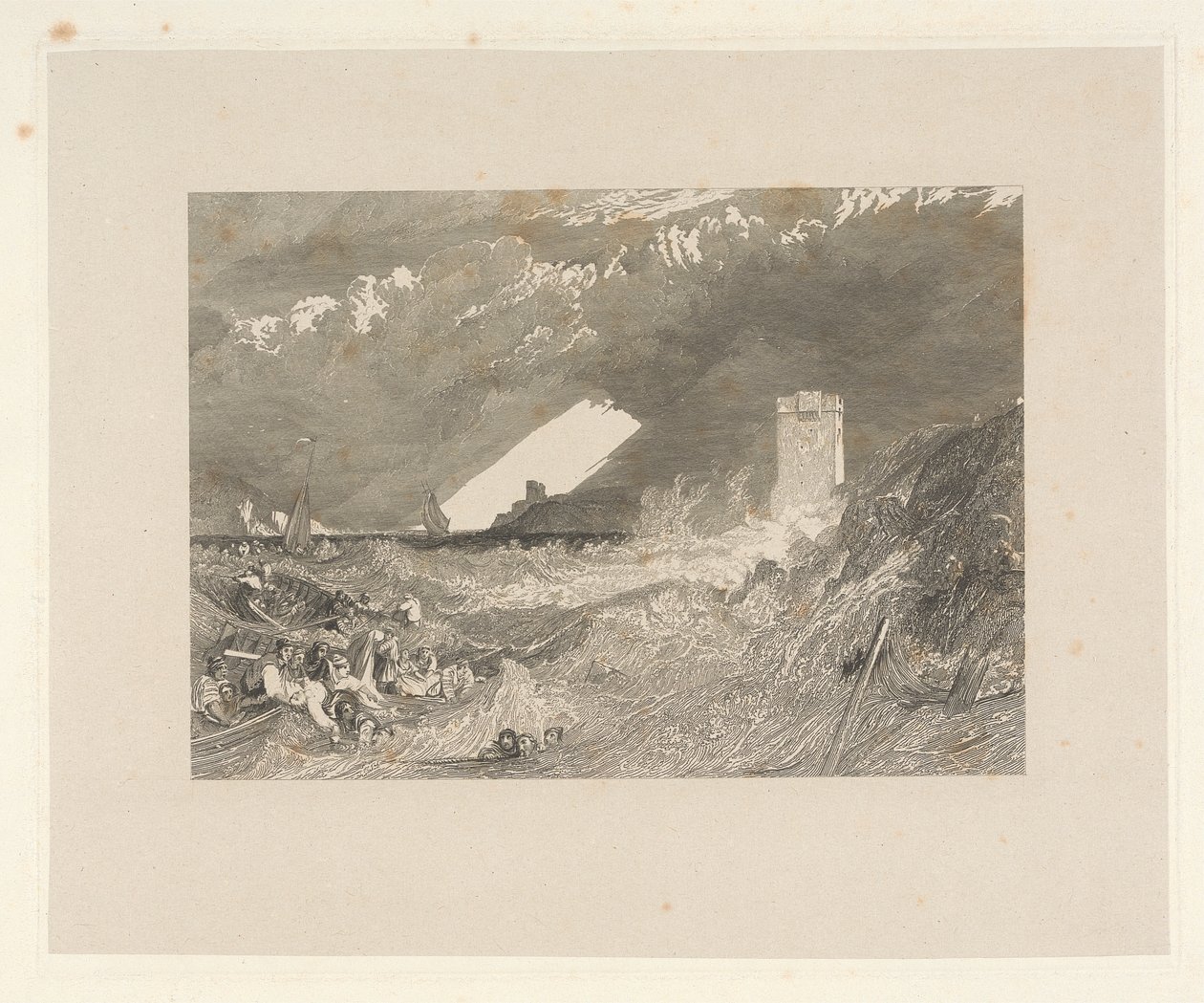 Entrada para Fowey Harbour, Cornualha de W. R. Smith