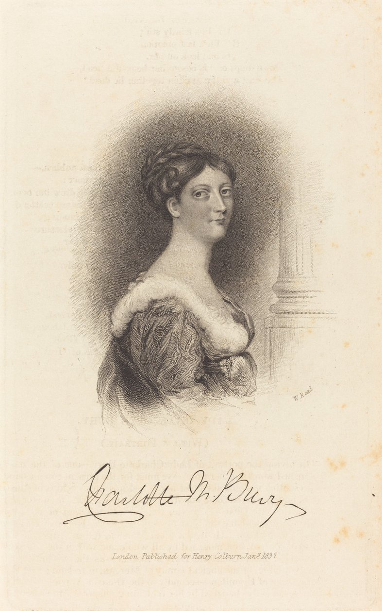 Lady Charlotte Susan Maria Bury de W. Read