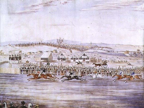 Reunião da Corrida em Petersham de W. Scott