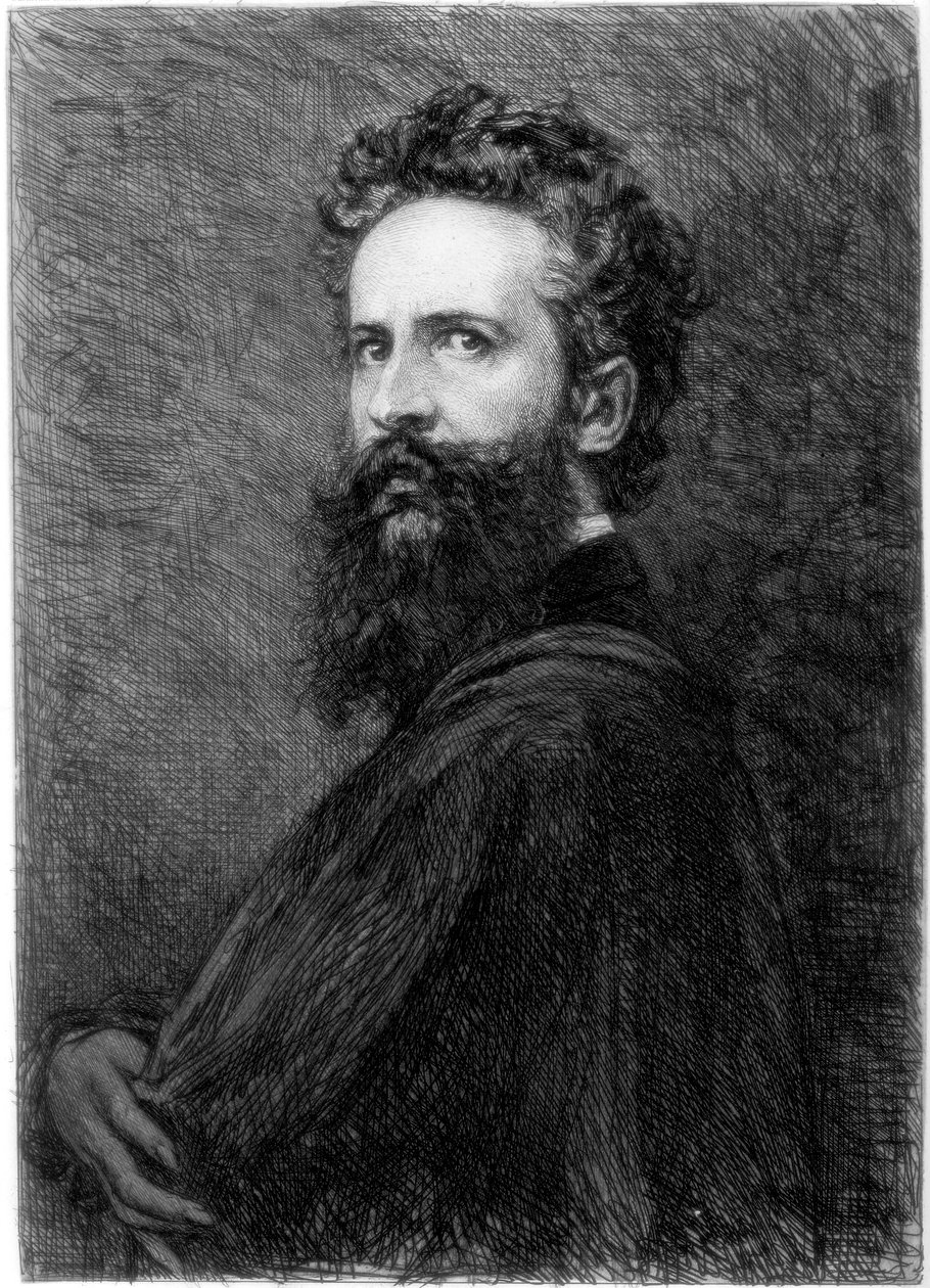 Hans Makart, artista austríaco, c1880-1882. de W. Unger