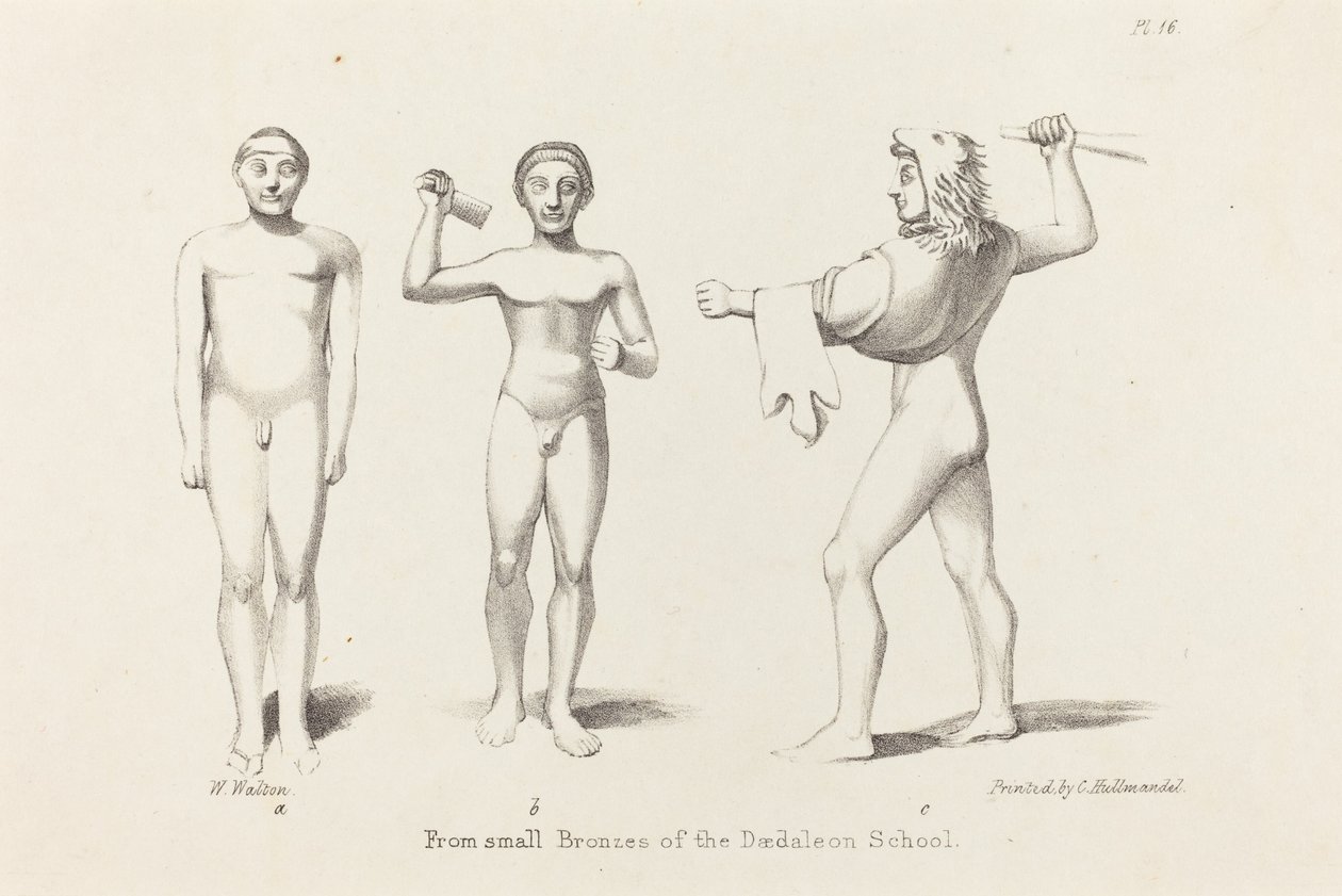 Figuras Daedalianas de Bronzes de W. Walton after John Flaxman