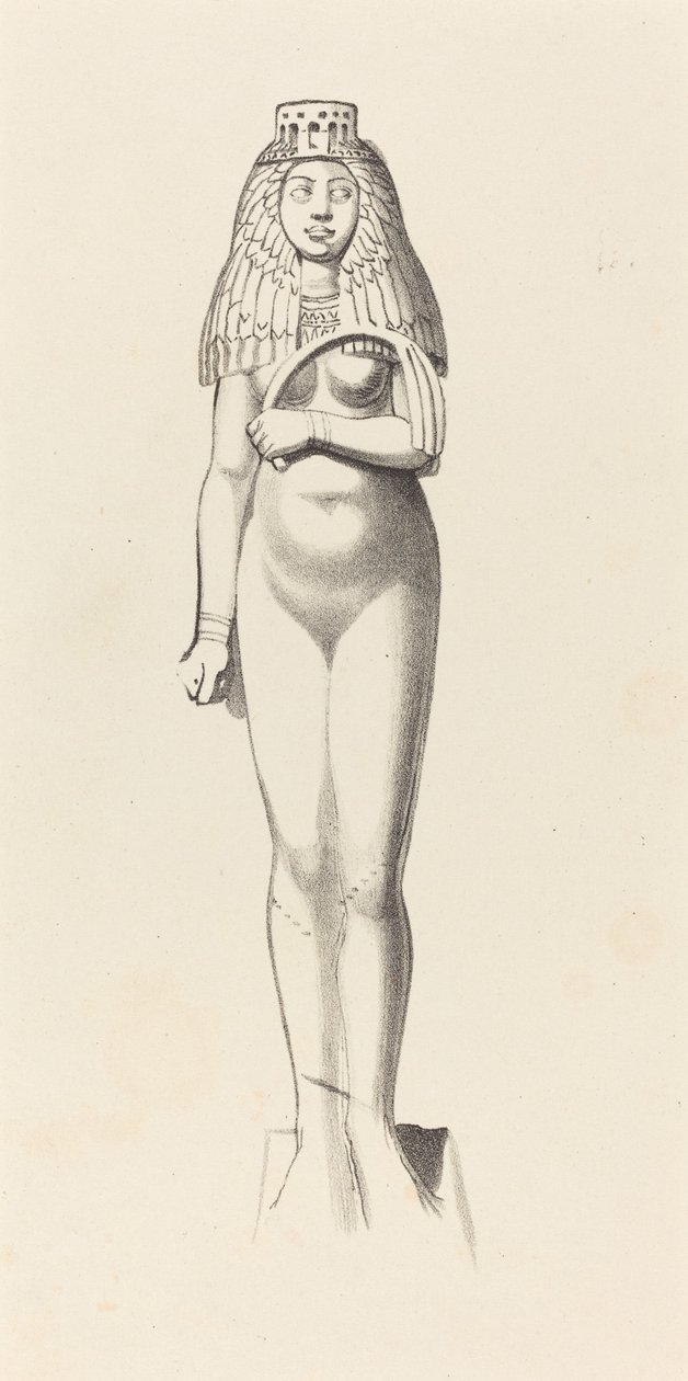 Figura de Bubaste ou Ísis de W. Walton after John Flaxman
