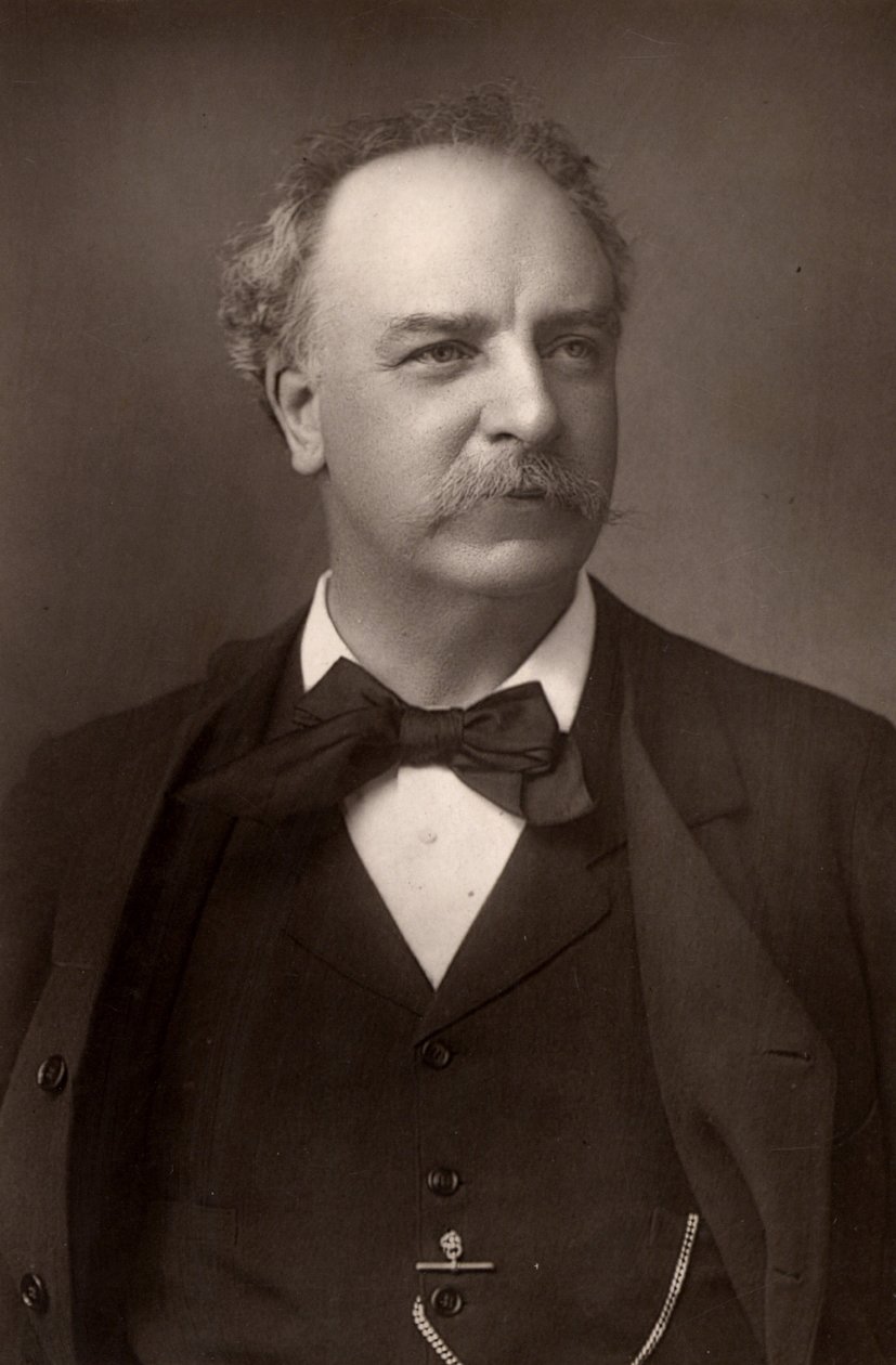 "Charles Santley (1834-1922) barítono inglês (woodburytype). de W. and D. (after) Downey