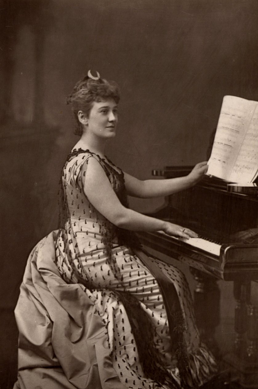 "Madame Nordica (Lilian Norton) (1857-1914) soprano americana. (woodburytype) de W. and D. (after) Downey
