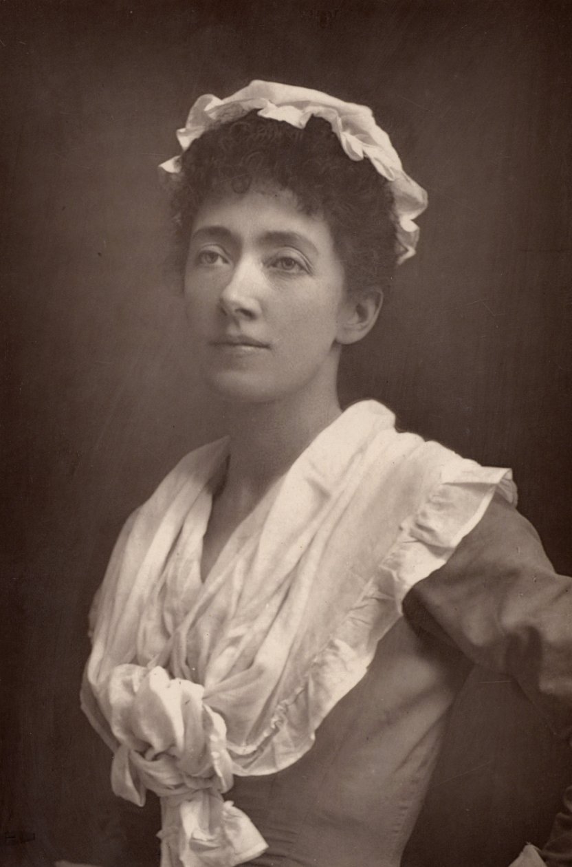"Marion Terry (1852-1930) Atriz inglesa e irmã de Ellen Terry e Fred Terry (woodburytype) de W. and D. (after) Downey