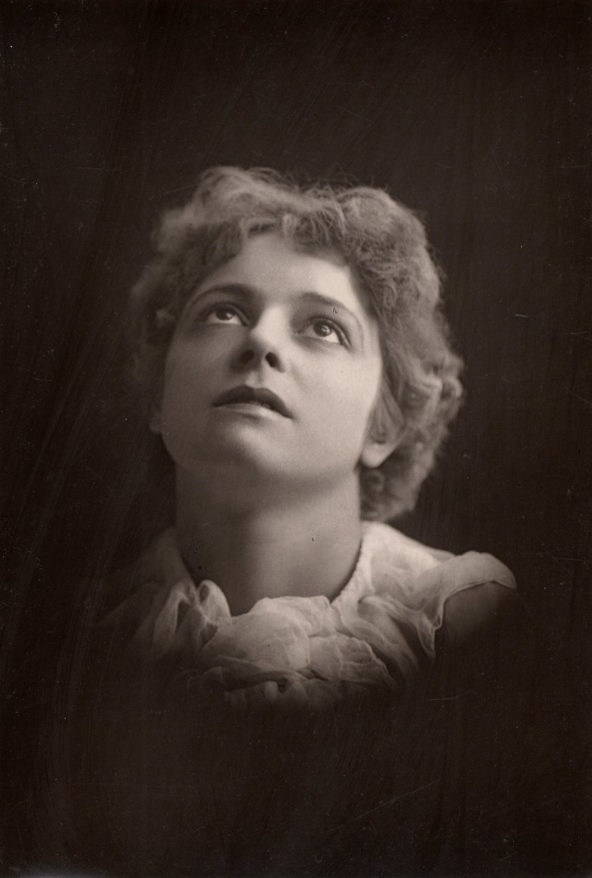 "Olga Brandon (n1865) Atriz nascida na Austrália. (woodburytype) de W. and D. (after) Downey