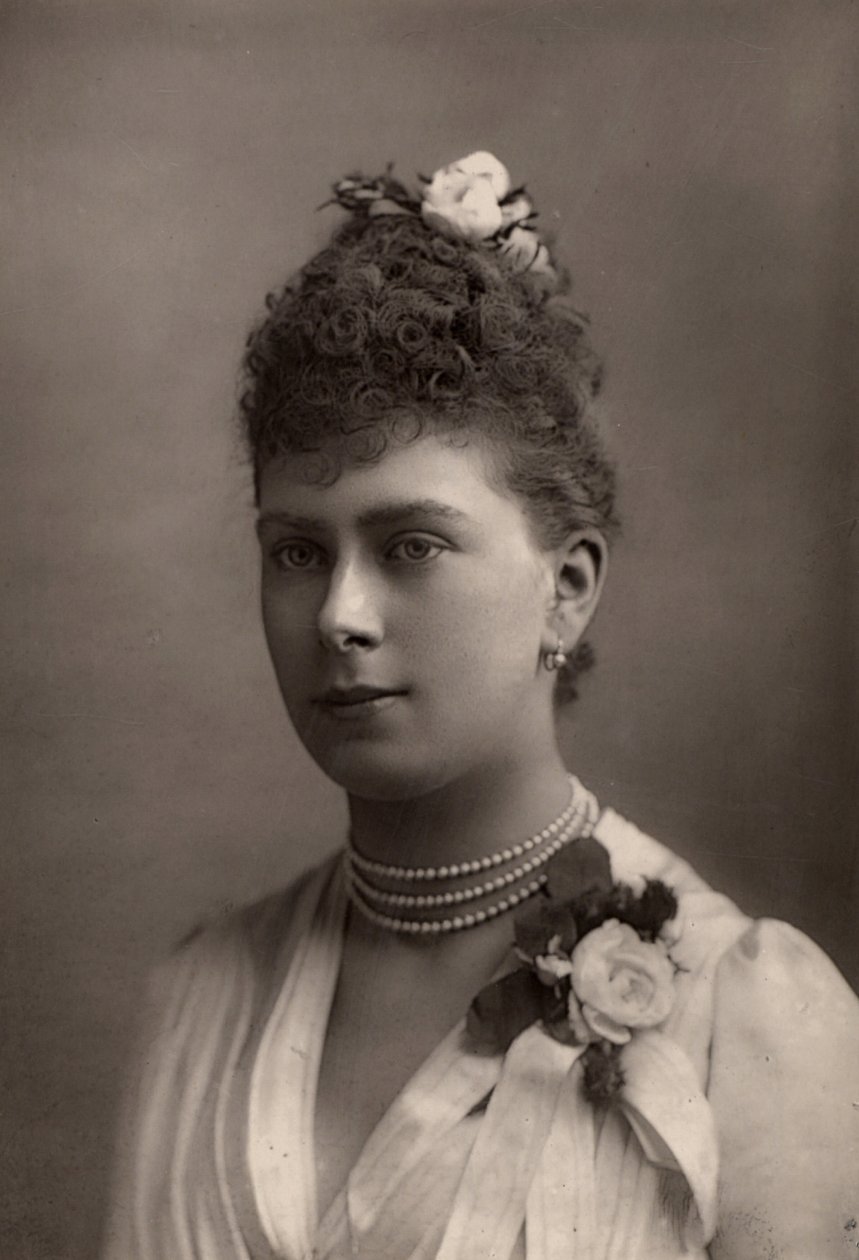 Princesa Maria (maio) de Teck (1867-1953) de W. and D. (after) Downey