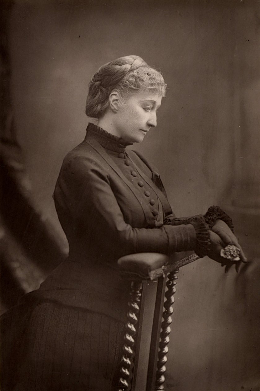 "A Imperatriz Eugénia (1826-1920), viúva de Napoleão III de França. (woodburytype) de W. and D. (after) Downey