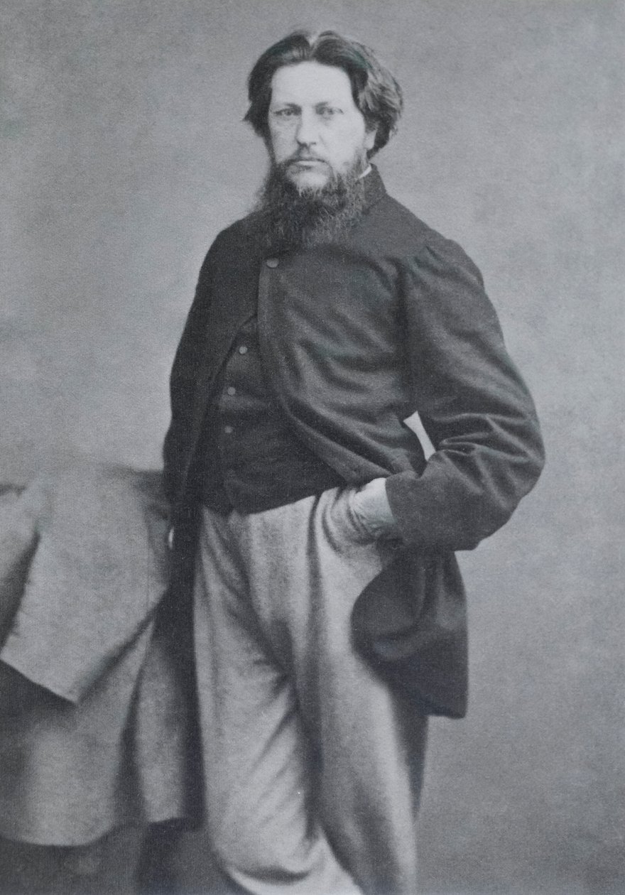 Ford Madox Brown, c.1864 (albumen carte-de-visite) de W. and D. Downey
