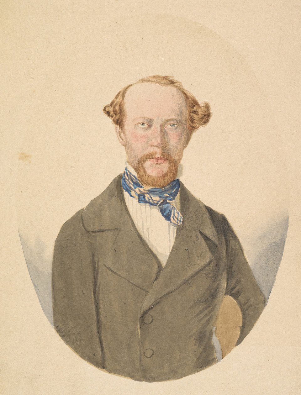 William Langenheim, cerca de 1849-51. Criadores: W & F Langenheim, William Langenheim. de William and Frederick Langenheim