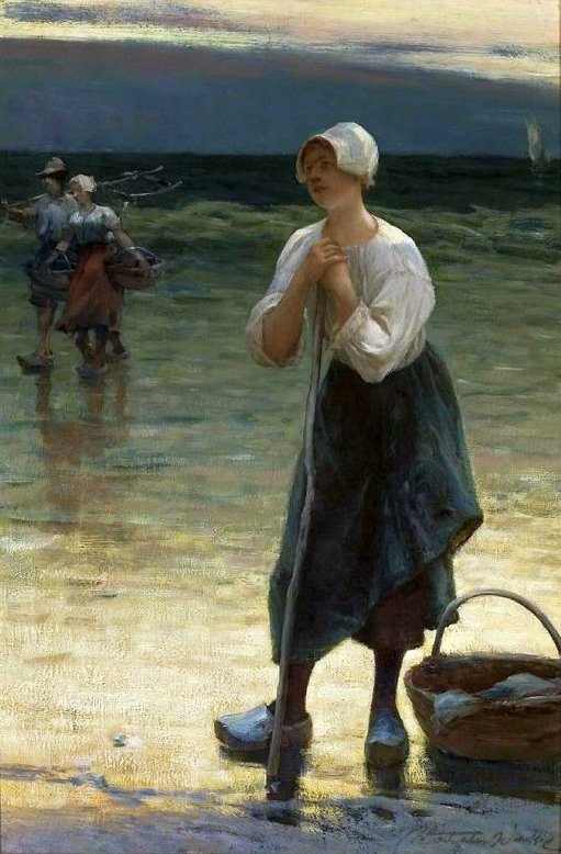 Pescadora bretã. de Wadysaw Wankie