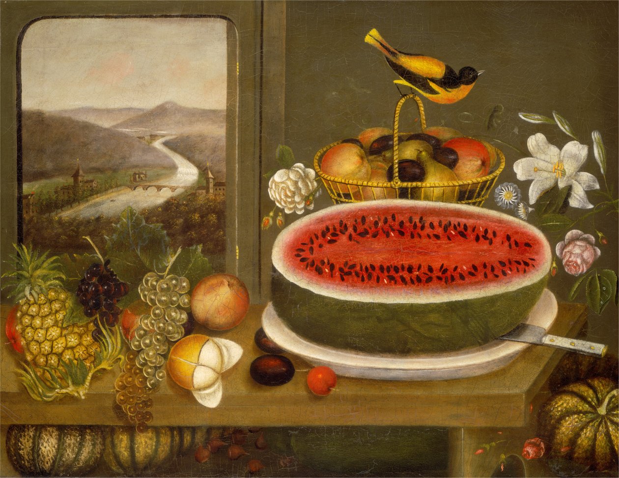 Frutas e Baltimore Oriole de Wagguno