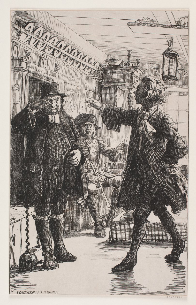 Erasmus Montanus e Per Degn de Waldemar Bøhme
