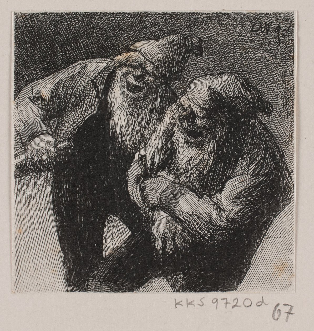 Dois goblins rindo de Waldemar Bøhme