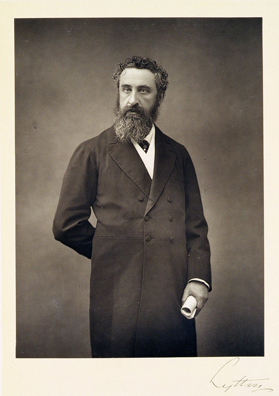 Retrato de Edward Robert Bulwer-Lytton, 1º Conde de Lytton (1831-91) de Walery Rzewuski