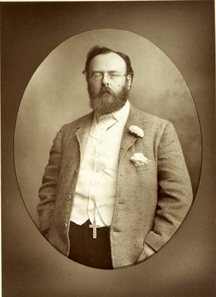 Retrato de Robert Buchanan (1841-1901) (foto a p/b) de Walery Rzewuski