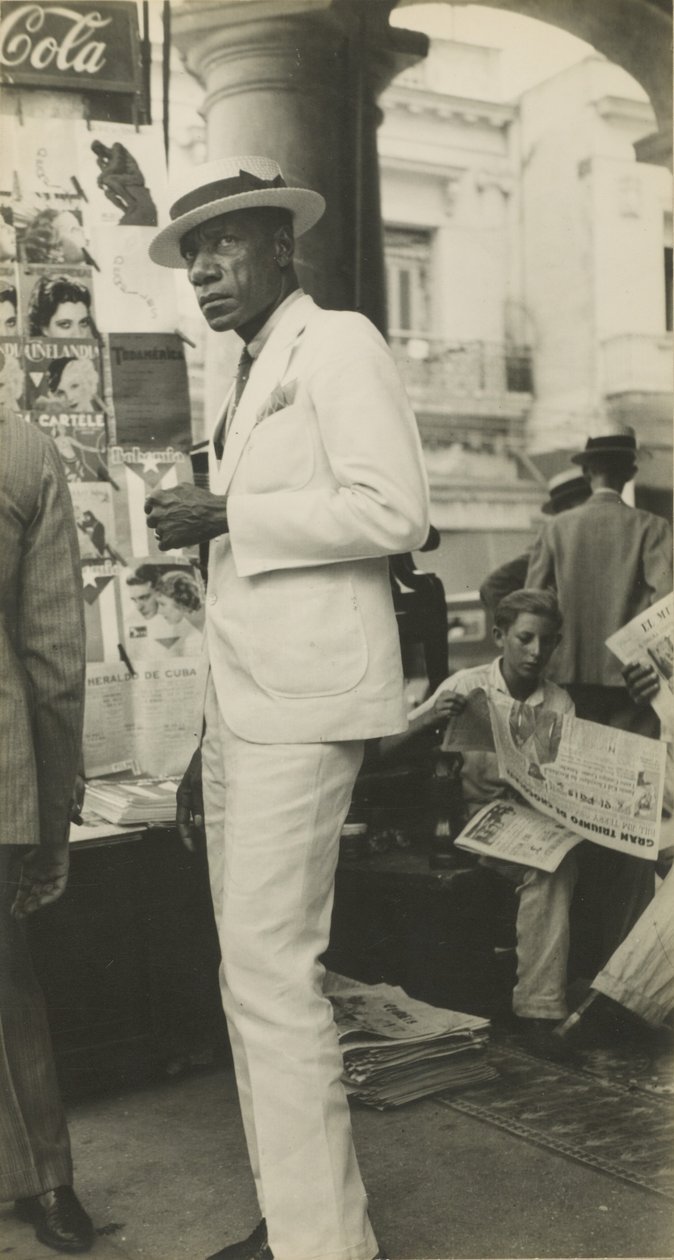 Cidadão de Havana / Cidadão no centro de Havana de Walker Evans