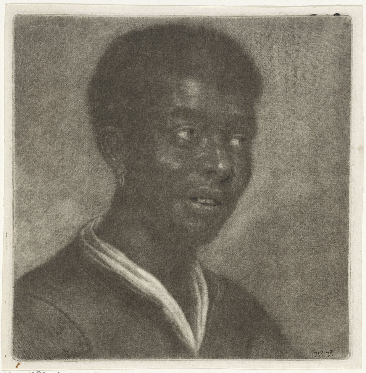 Cabeça de um homem negro, c.1660-70 de Wallerant Vaillant