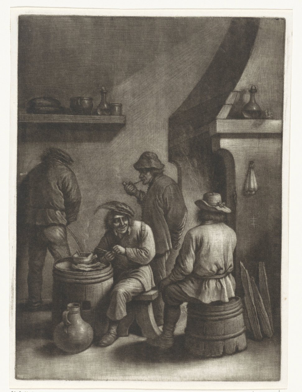Homens junto à lareira de Wallerant Vaillant