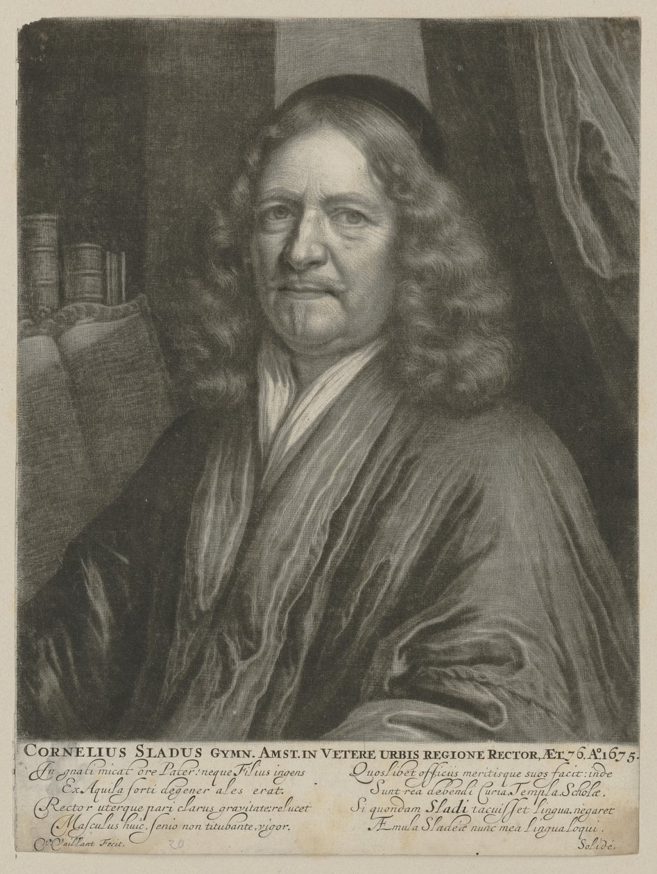 Retrato de Cornelis Sladus de Wallerant Vaillant