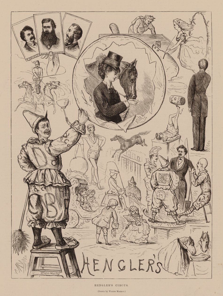 Circo de Hengler (gravura) de Wallis Mackay