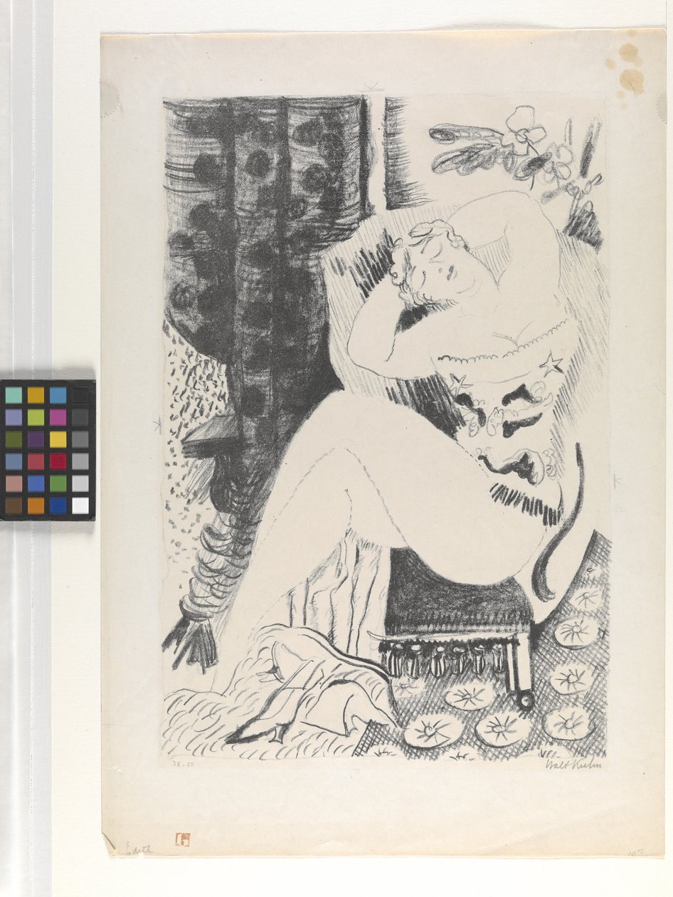 Edith (litografia) de Walt Kuhn