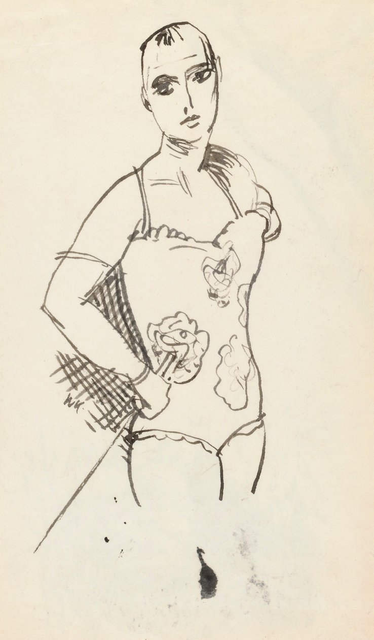 Acrobata feminina de Walt Kuhn