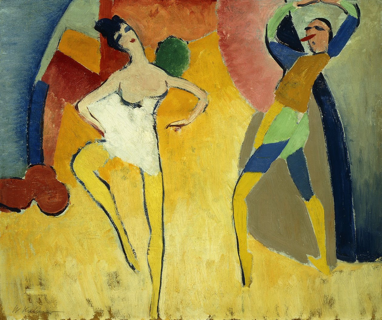Pierrô e Pierrette de Walt Kuhn