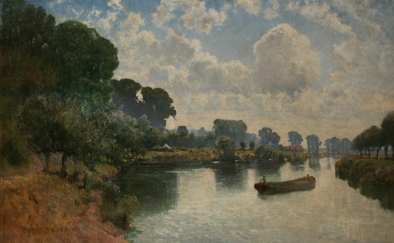 Kepax Ferry, Worcester, c.1900 de Walter Alfred Firkins
