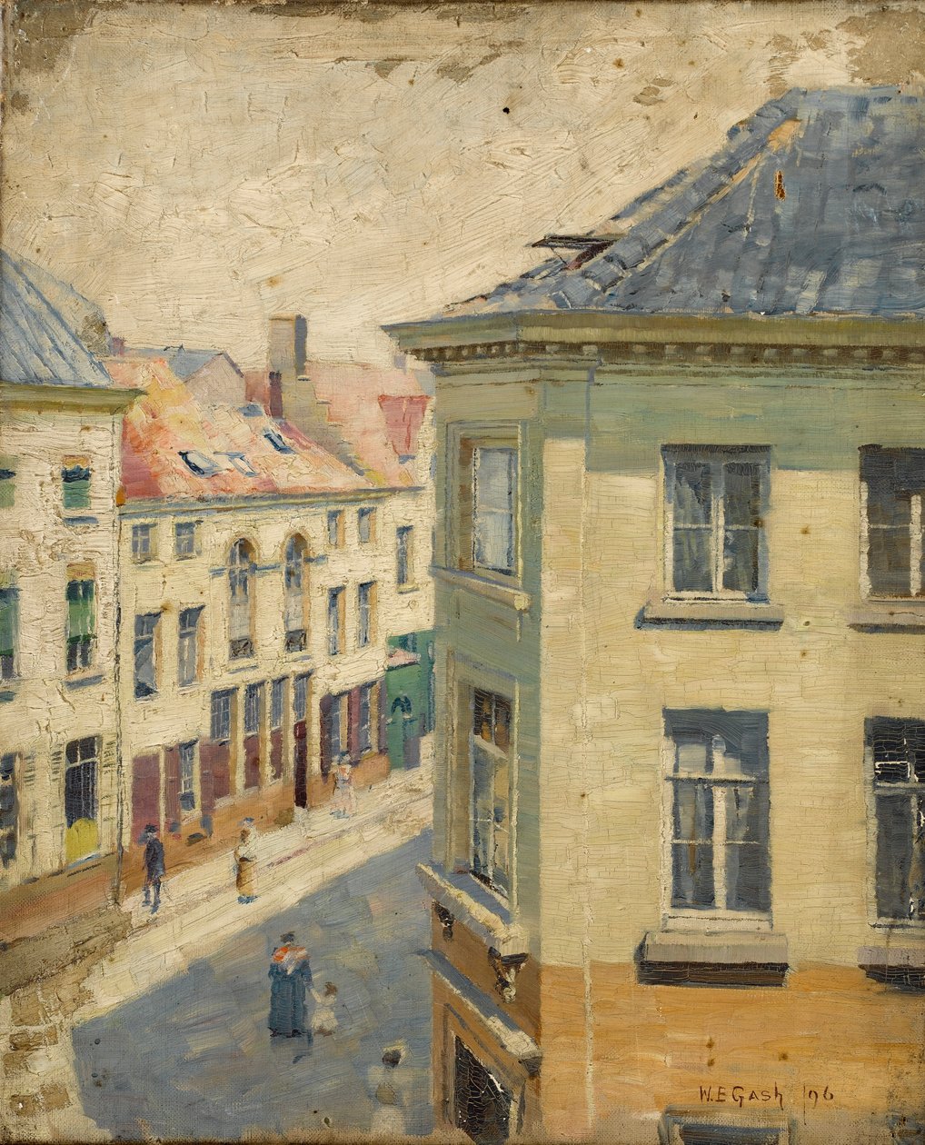 Vista de uma janela alta, Antuérpia de Walter Bonner Gash