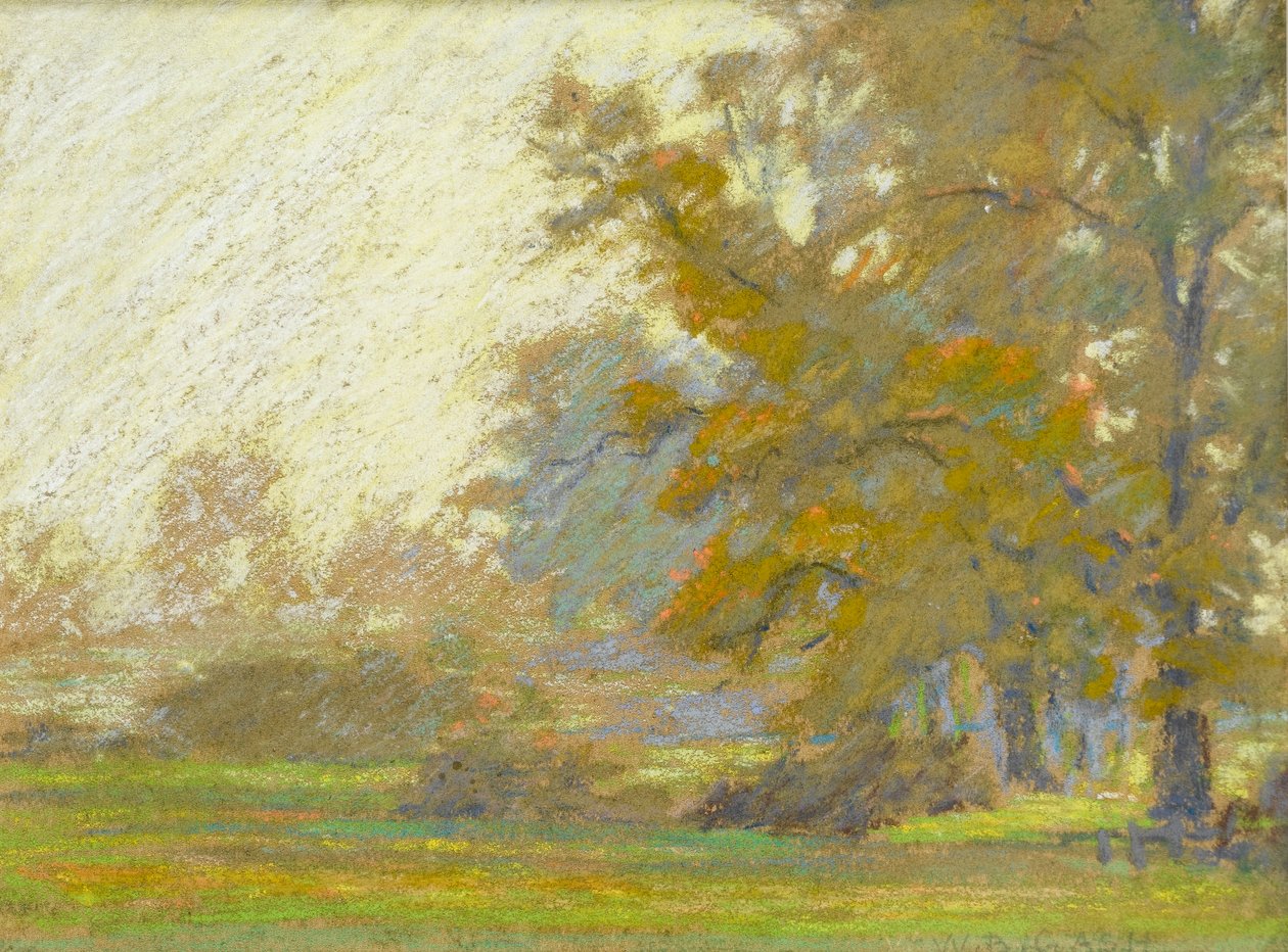 Paisagem arborizada de Walter Bonner Gash