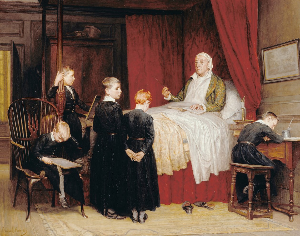 Old-time Tuition no Dulwich College de Walter Charles Horsley