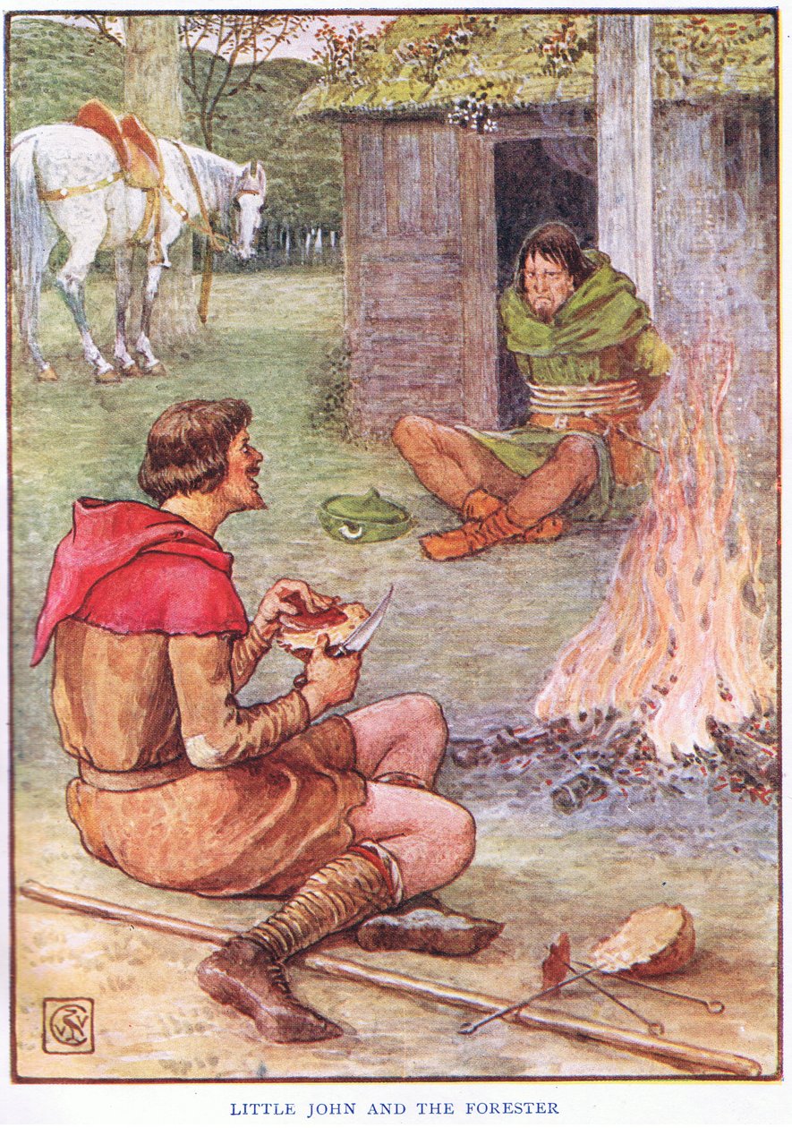 Joãozinho e o engenheiro florestal, c.1920 de Walter Crane
