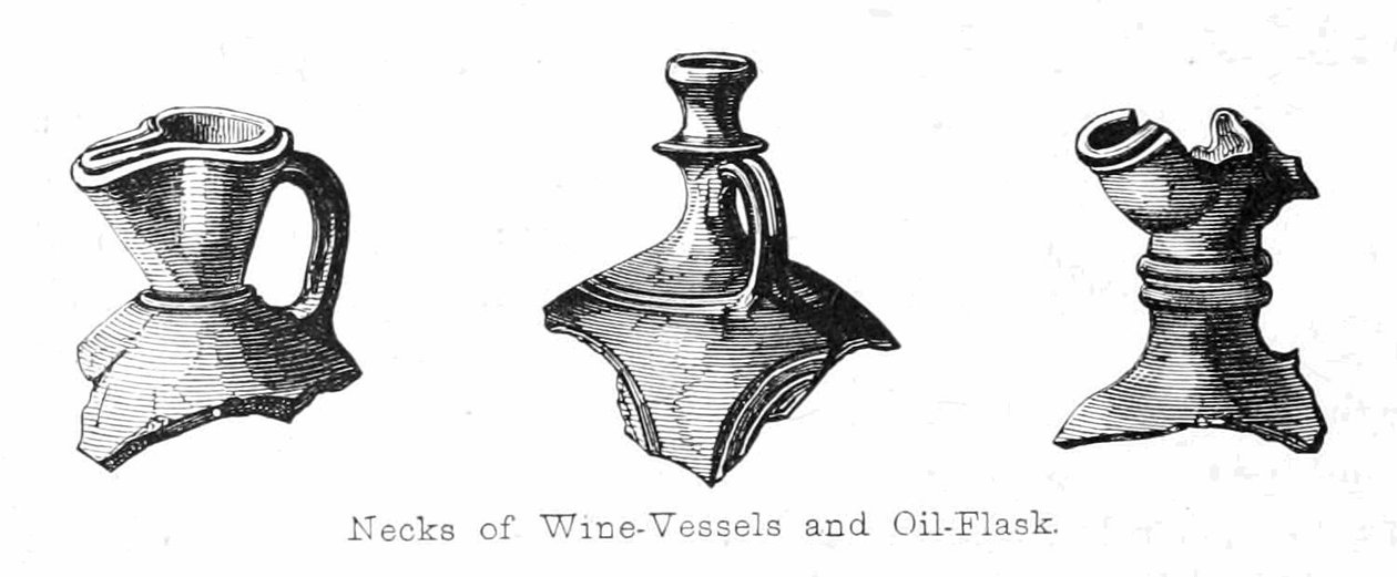 Pescoços de Vinho-Vasos e Óleo-Flask de Walter Crane