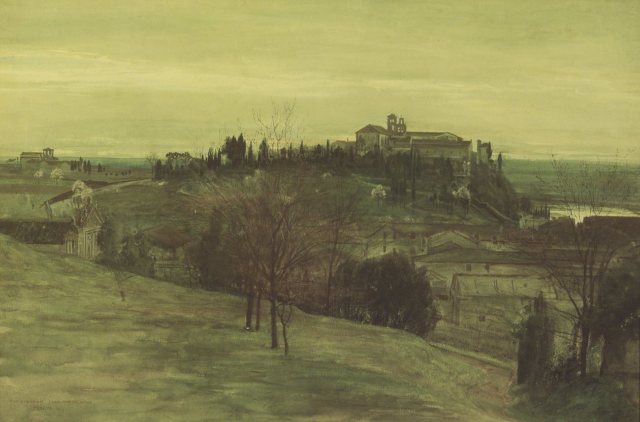 O Aventino do Palatino de Walter Crane