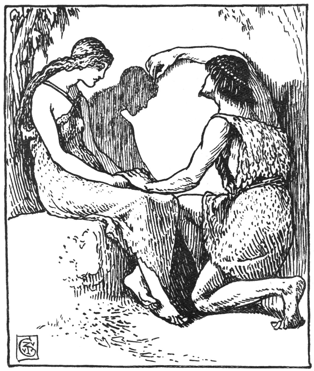 A origem do esboço de Walter Crane