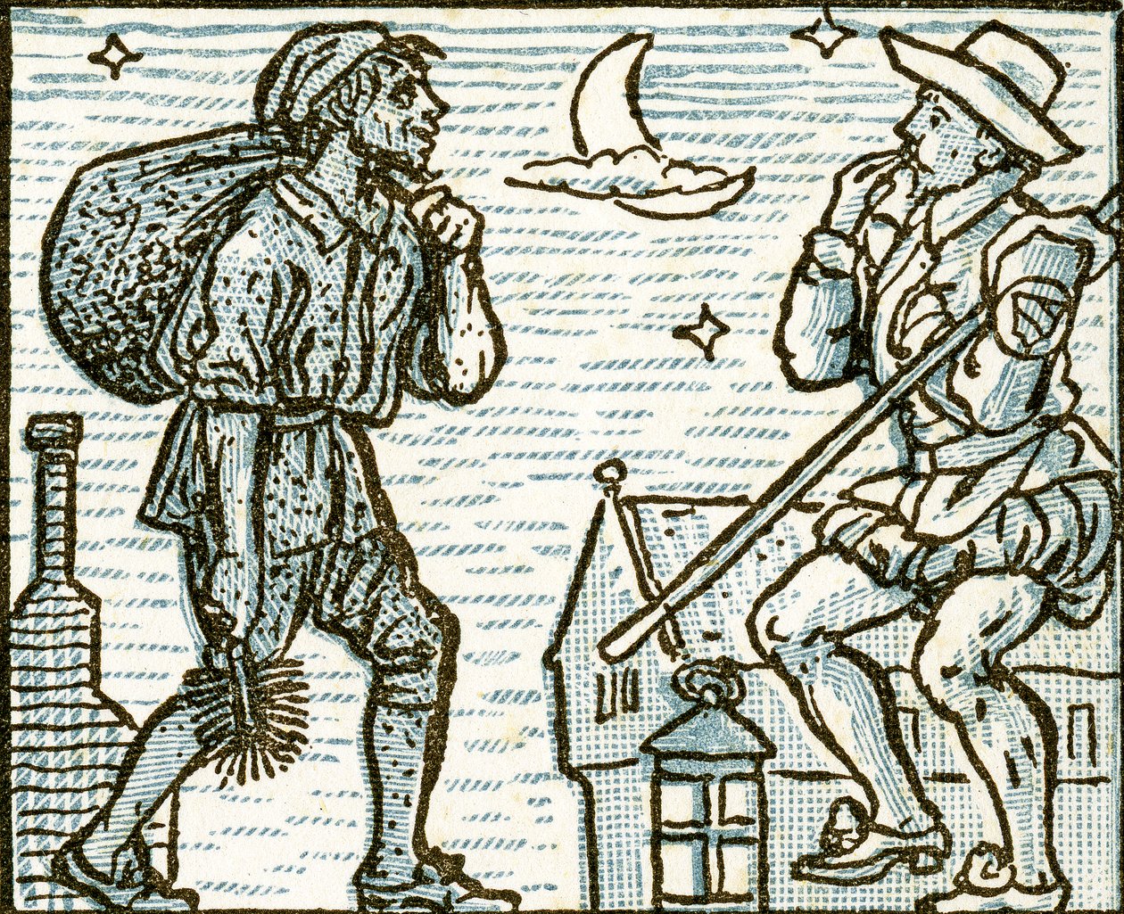 The Sweep, ilustração da música de &39;Who Liveth So Merry em toda esta terra&39;, de &39;Pan-Pipes&39;, um livro de canções antigas, recentemente arranjado e com acompanhamentos por Theo. Marzials, publicado em Londres por George de Walter Crane
