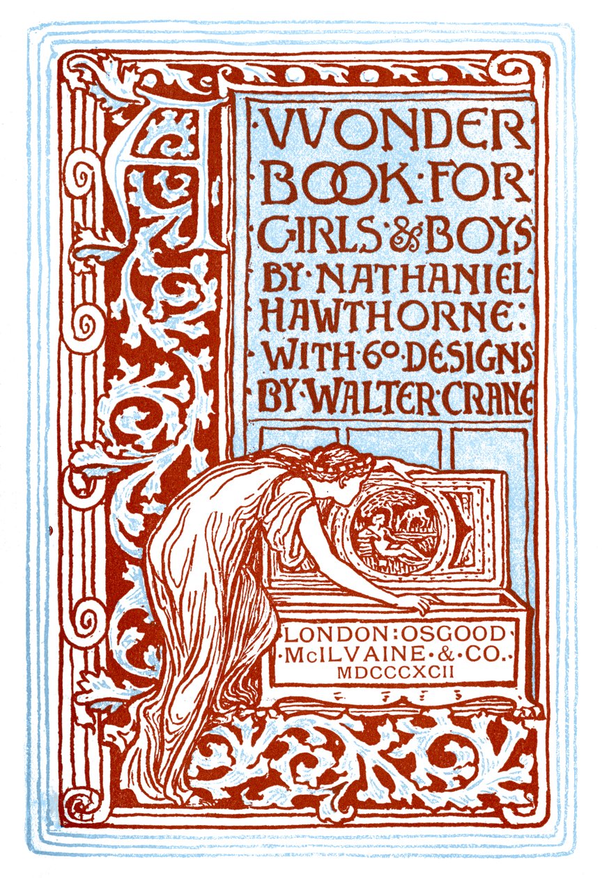 Livro Maravilha para Meninas e Meninos de Walter Crane