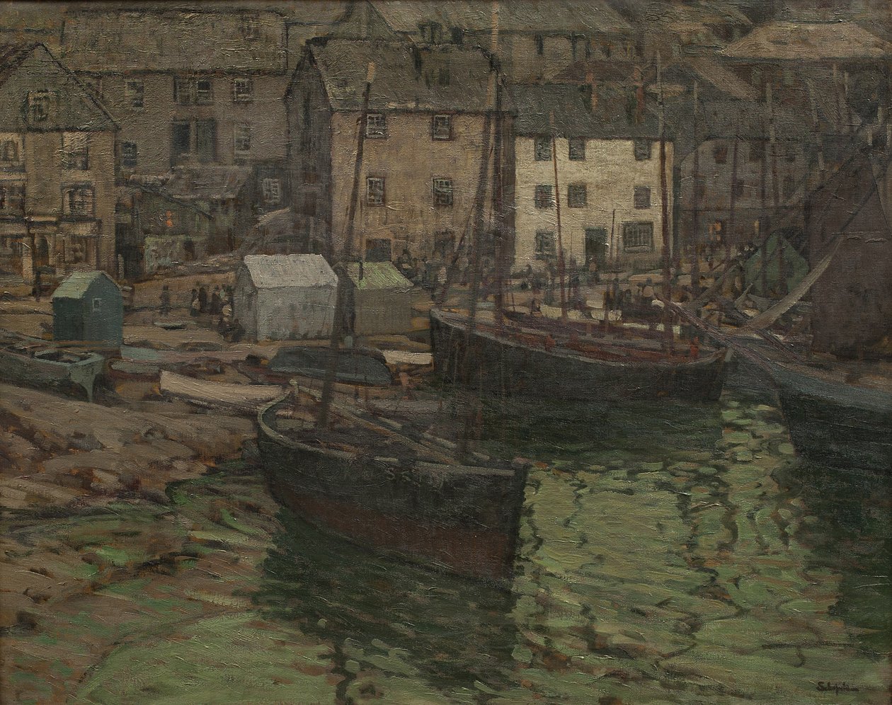 Noite ao longo da costa, St. Ives de Walter Elmer Schofield