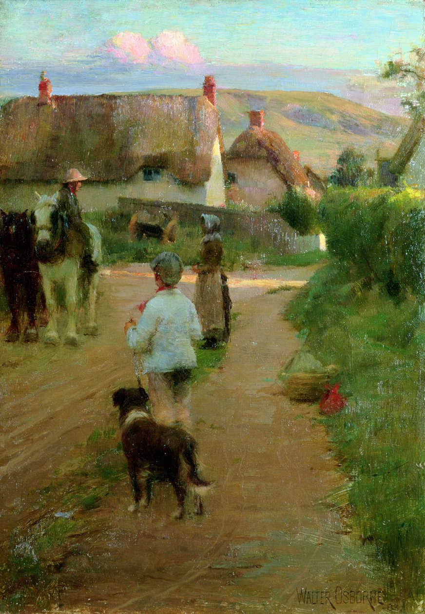 Os Loiterers, 1888 de Walter Frederick Osborne