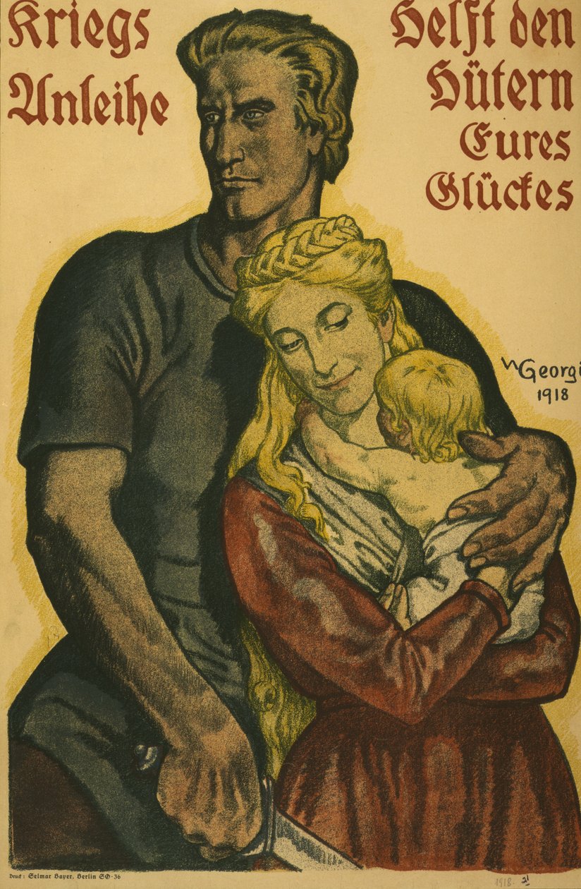 War Bond, ajude os Guardiões da Sua Felicidade, 1918 de Walter Georgi
