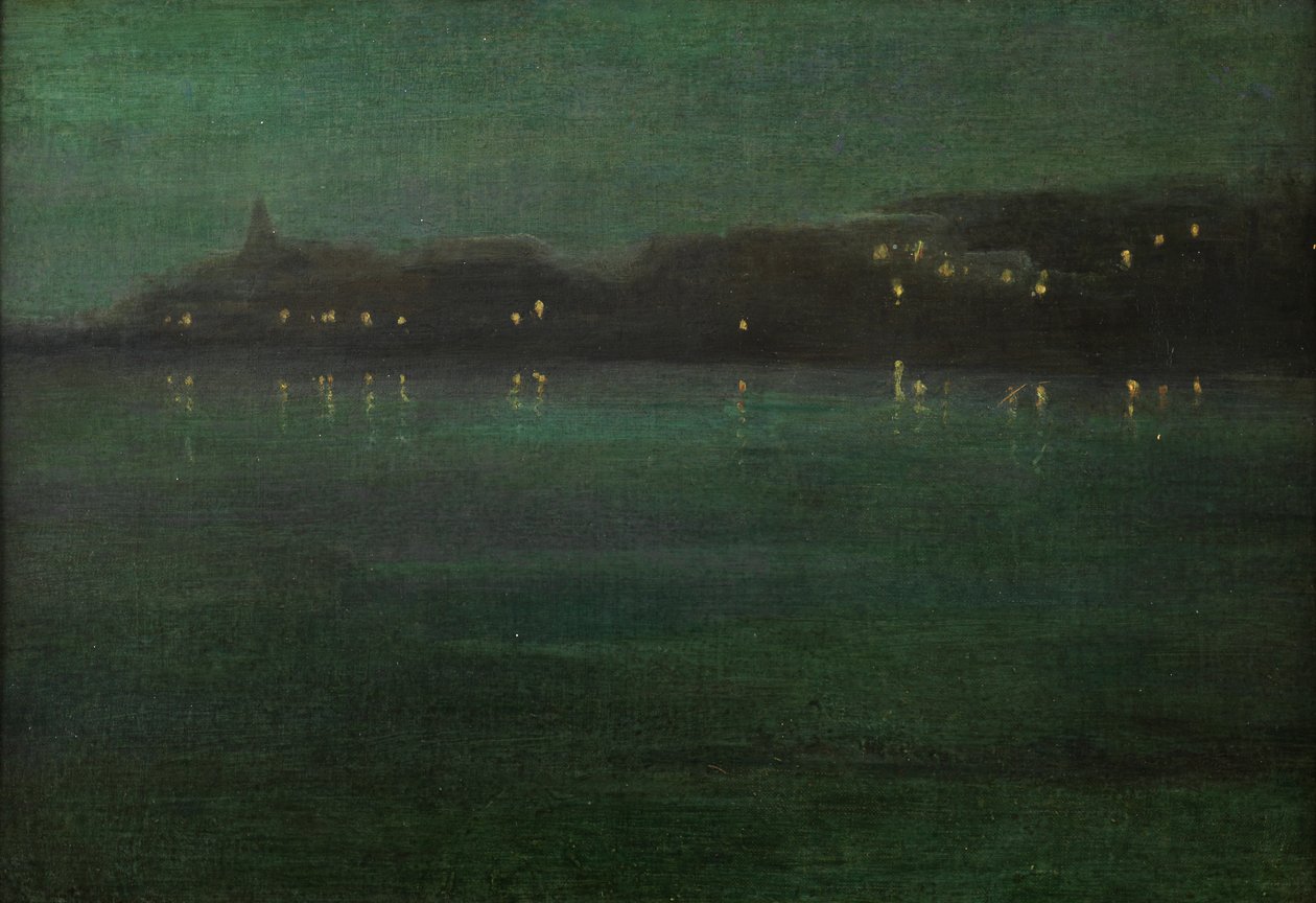 Nocturne: Battersea Alcance de Walter Greaves