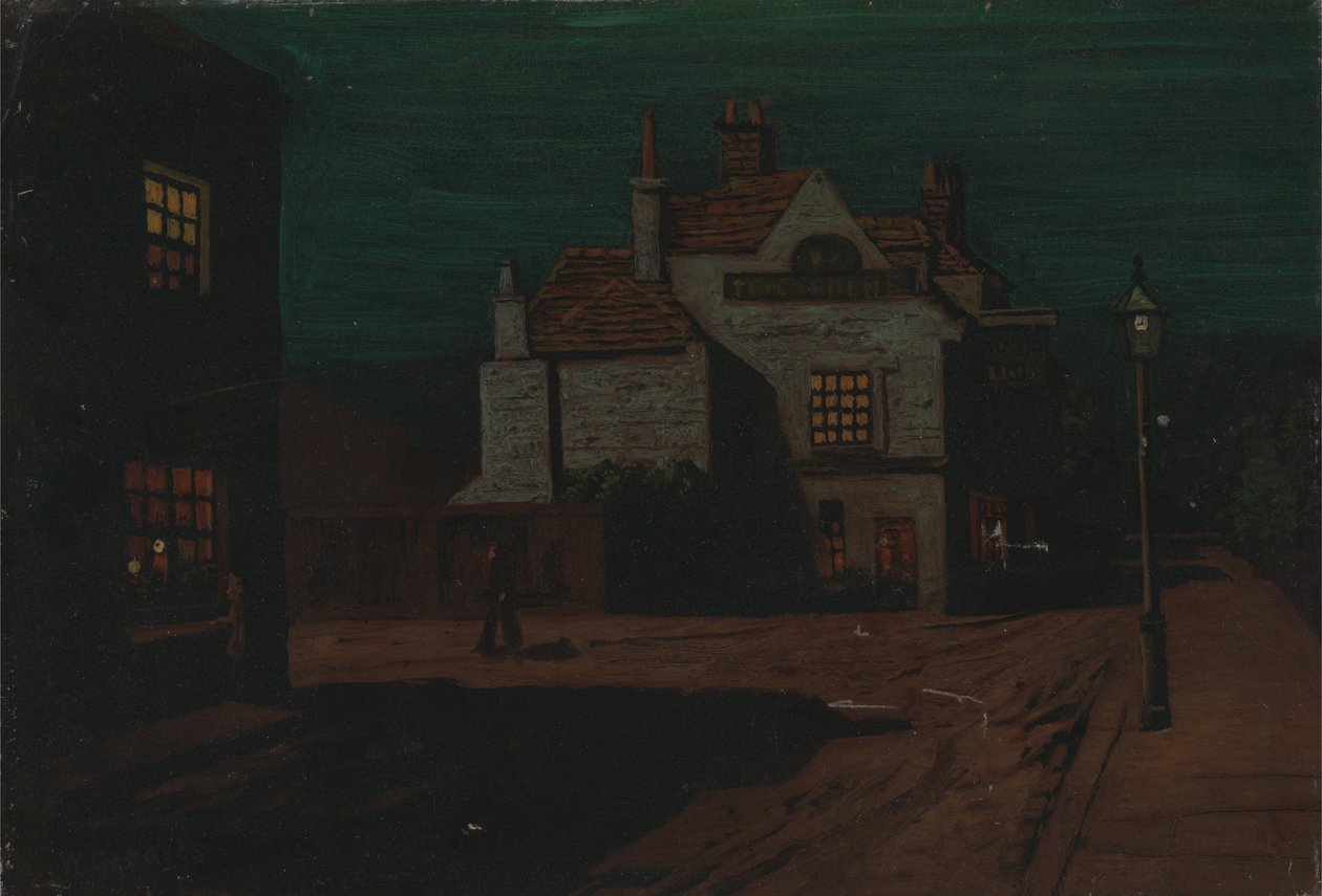 O Leão Negro, Chelsea By Night de Walter Greaves