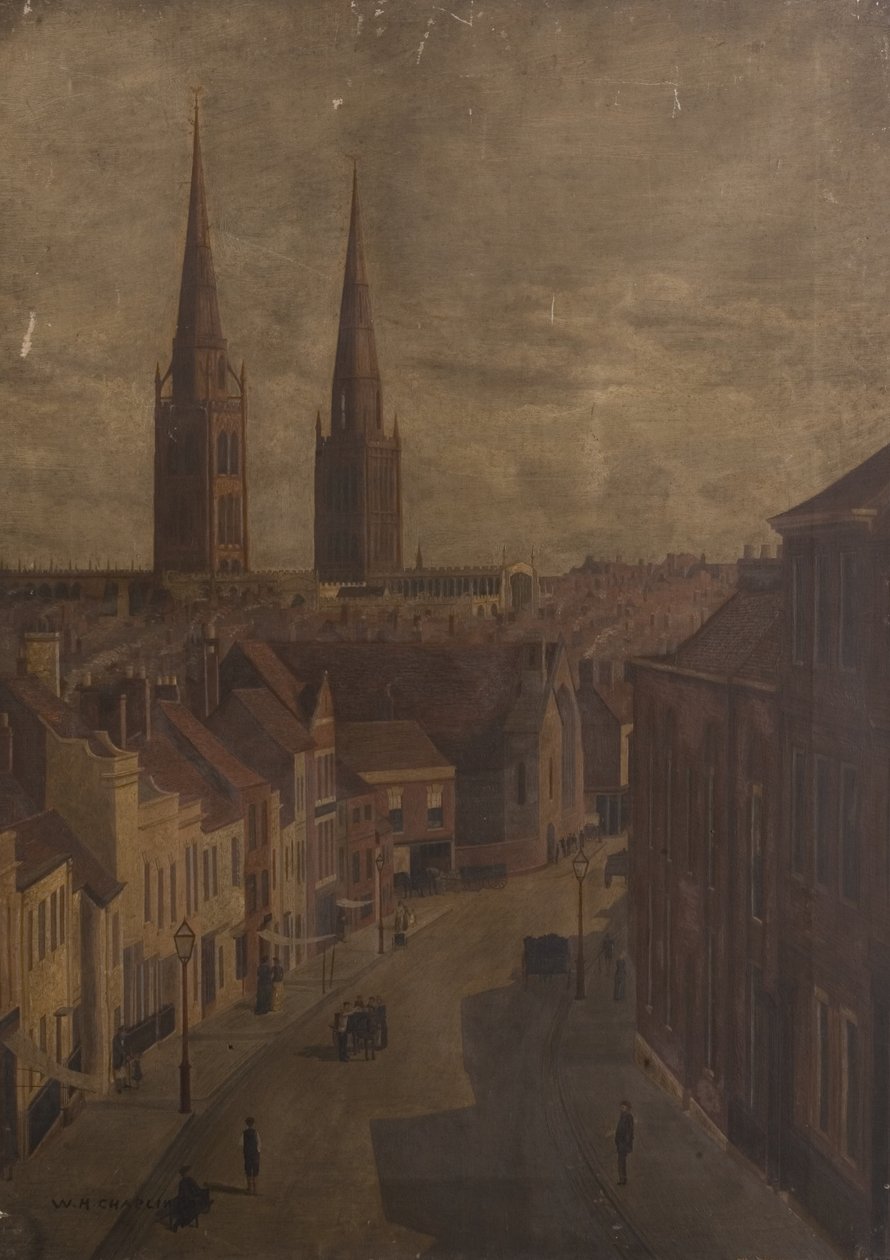 Bispo Street, Coventry, c.1885 de Walter H. Chaplin