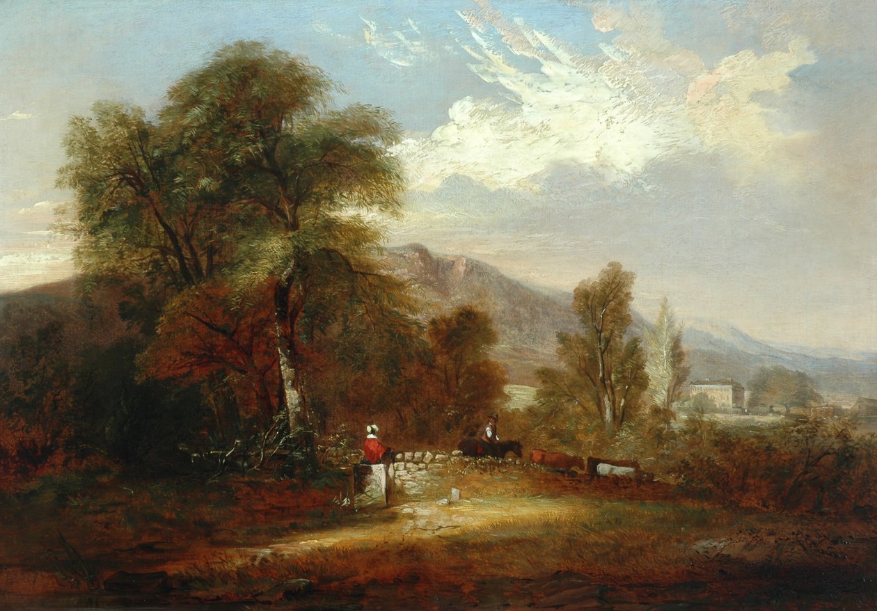 Vale de Shibden, com o Scout Hall de Walter Heath