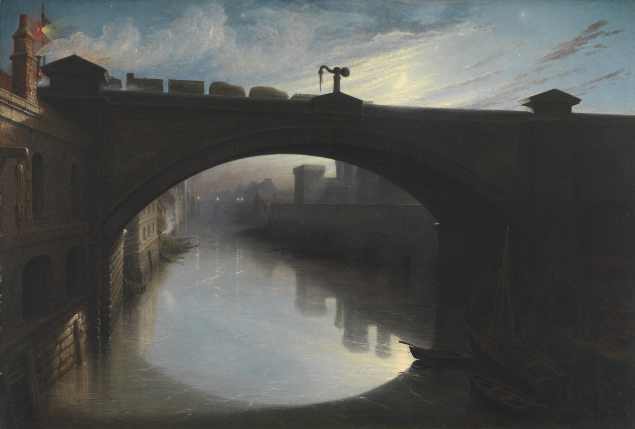 Ponte ferroviária sobre o carrinho de rio, Paisley de Walter Hugh Paton