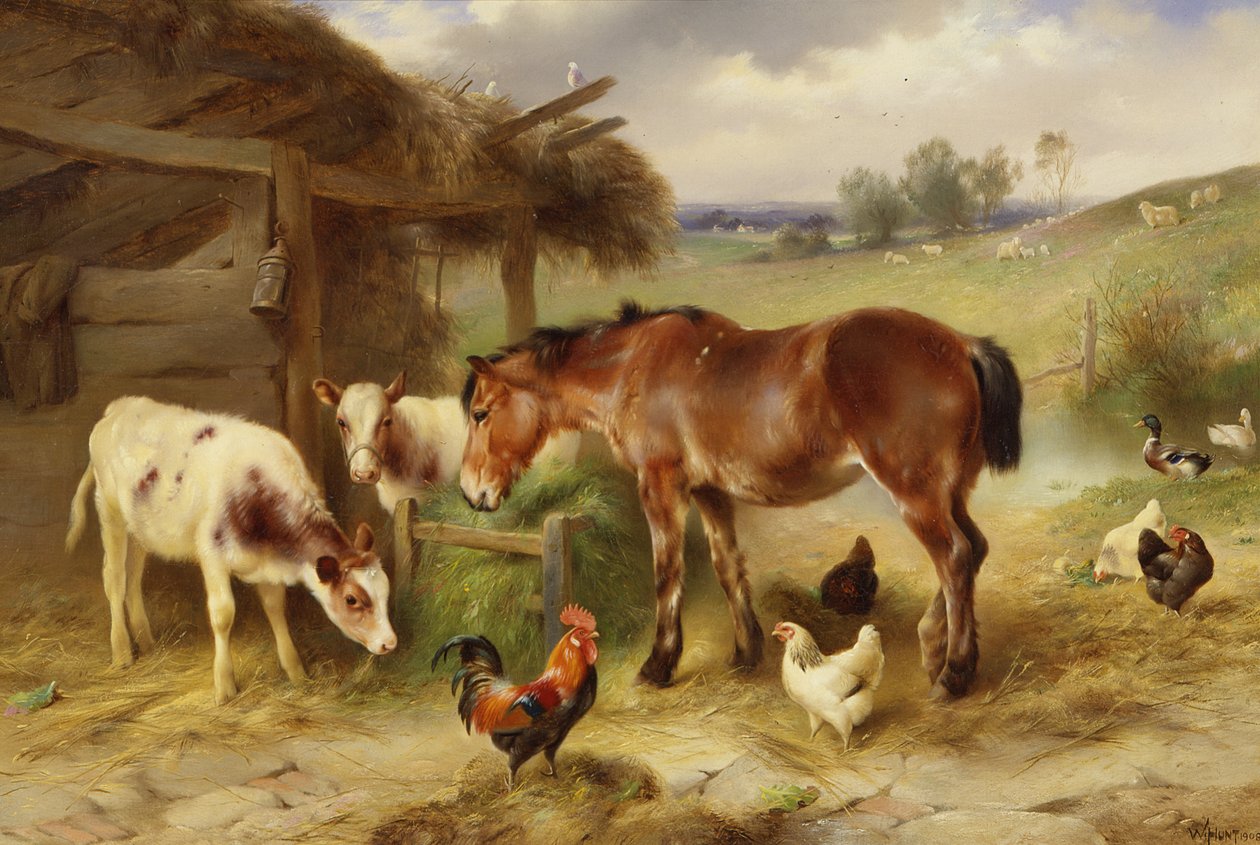 Fora do estábulo de Walter Hunt