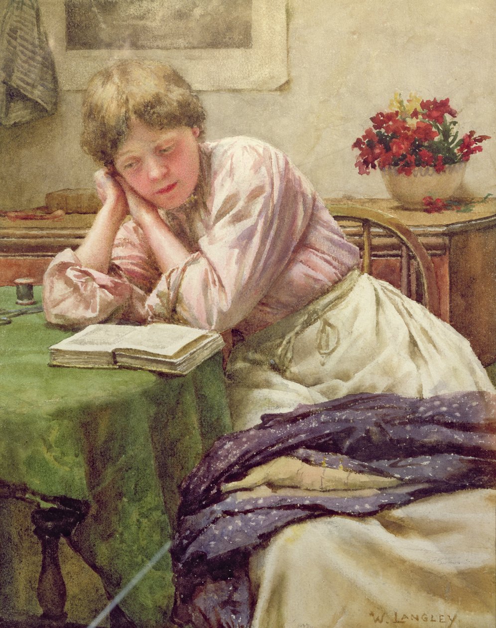Uma leitura tranquila de Walter Langley