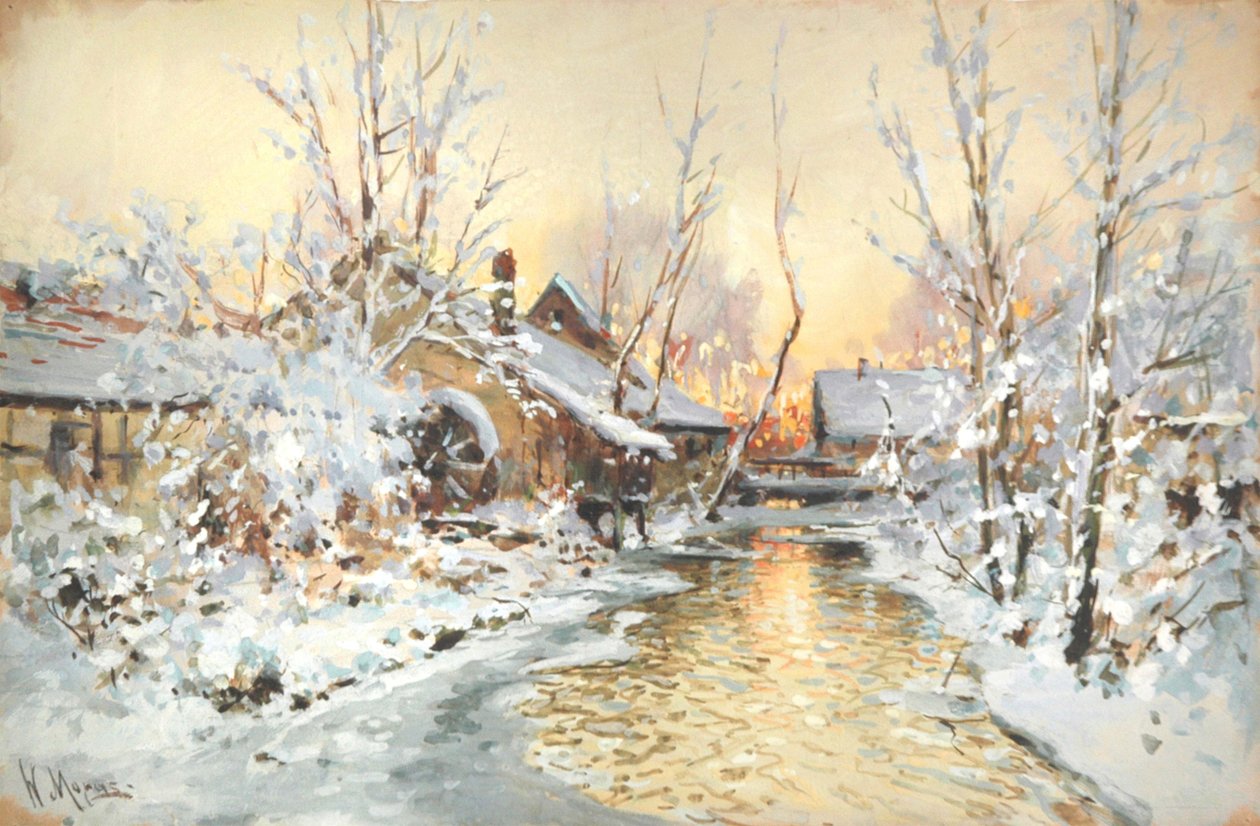 Watermill nevado de Walter Moras