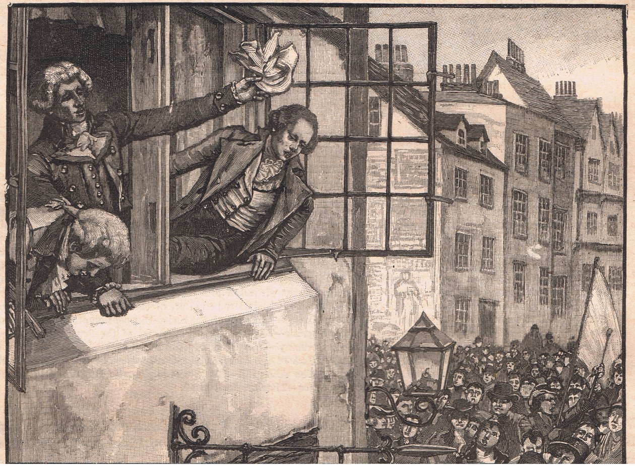 Os tumultos Priestley em Birmingham AD 1791 de Walter Paget